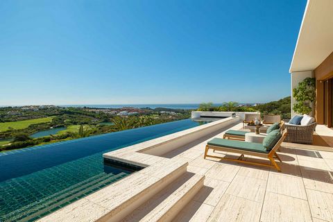 Villa in Finca Cortesin with panoramic sea views in Casares. This 5 star luxury villa is located in an elevated position overlooking the famous Finca Cortesin golf course, which is world renowned. The attention to detail and quality of the interior d...