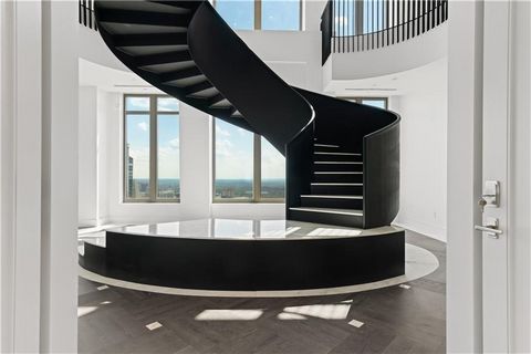 Were a Penthouse a masterclass symphony, this luxurious skyrise domicile would be considered the absolute *Magnum Opus*. Commanding two (2) full floors atop the Extraordinary & Iconic Waldorf Astoria Hotel in the very heart of Buckhead...Harrison Des...