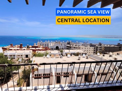 Presentando in vendita un appartamento unico in uno dei punti più alti del centro di Hurghada, che offre le più incredibili viste sul mare mostrando tutti i punti principali di Hurghada (Marina, centro, isole, ecc.). La proprietà dispone di una cucin...