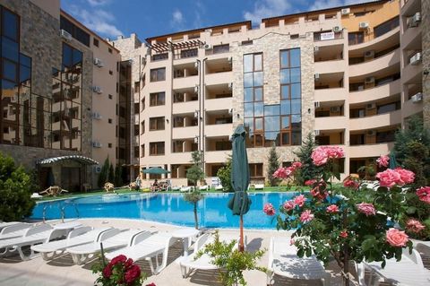 KC Properties is pleased to offer you this 1 bedroom apartment in a first class complex Emerald Paradise in Sunny Beach. The apartment is situated on the 2nd floor and has an area of 60 sq.m. with the following layout: living room with kitchen, 1 bed...