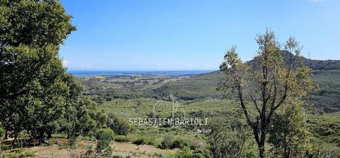 Terrain de 2000m2 avec permis purgé vue mer et montagne