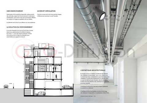 G- Diffusion se complace en presentar un edificio exclusivo en la Isla de la Reunión. Este hermoso edificio de oficinas tiene 4 plantas y se encuentra en Saint-Denis; capital de la Isla de la Reunión. DESCRIPCIÓN - El sótano y la planta baja se utili...