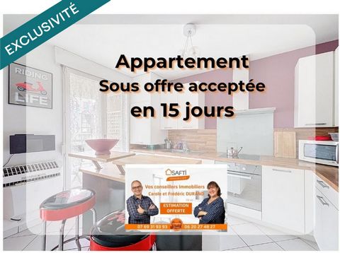 T3 64 m² traversant, balcon terrasse