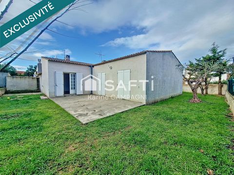 Maison de plain-pied, 3 chambres, garage à Orange