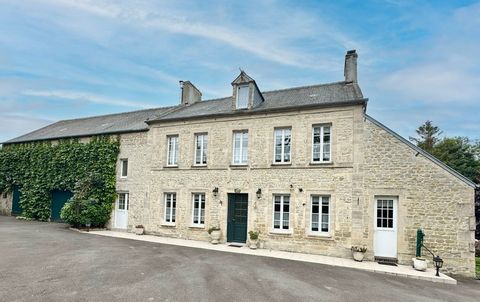 Maison en pierre avec dépendances à vendre proche BAYEUX et les plages (14)