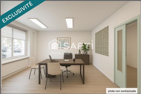 Investissement idéal: local commercial plus appartement au coeur de Sillé le Guillaume