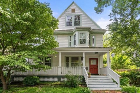 Set on a pretty tree-lined street, this eleven room residence presents a wonderful opportunity. Built in the late 1890s as a single family, it is now occupied as a Philadelphia-style two family and features charming front porch and living space with ...