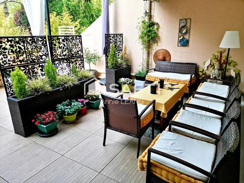 Appartement 4 pièces avec 3 terrasses plein sud, sans vis-à-vis, à deux pas du train H et du lac d’Enghien.