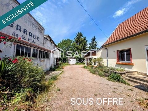 Maison à rénover avec garage de 400 m² – Idéal artisan, collectionneur ou porteur de projet !