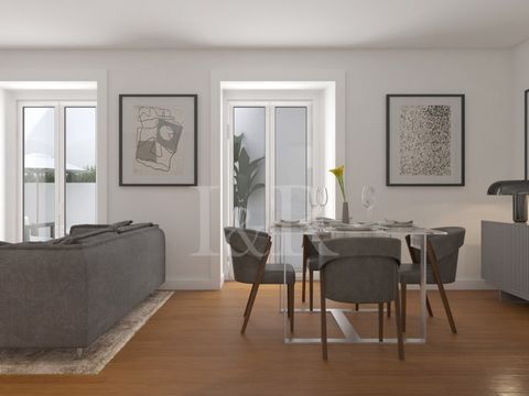 Cozy and compact 1-bedroom apartment, with 49 sqm, located in the Palmira 28 project, in Lisbon. This apartment is distributed as follows: upon entering, we arrive at the living room with an open kitchen. Bedroom with wardrobes and full bathroom. Nic...
