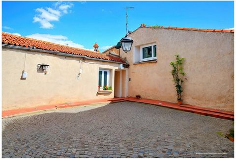 Maisons de village avec toit terrasse et appartement attenant plain pied indépendant actuellement loué