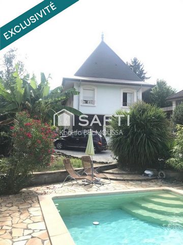 MAGNIFIQUE MAISON de 188 m2 AVEC PISCINE AU CŒUR D'AIX-LES-BAINS