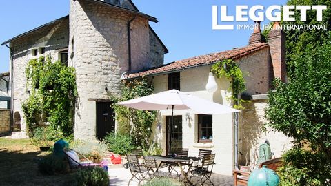 A15413 - An ideal haven for two families or for a family wanting to earn income from a gîte. Between Châtellerault and Poitiers, only a few kilometres from Futuroscope, these two stone houses, hidden in their own private domain, will seduce you with ...