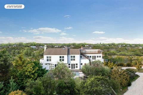 Located on a cul de sac in the coveted Amagansett Dunes, 266 Marine Boulevard offers sweeping views of the ocean and reserve. 5100 square feet of living area with 6 bedrooms and 6 1/2 baths, heated gunite pool and a 2100 sq ft mahogany deck. This hom...