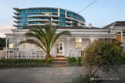 A landmark residence in St Kilda's most prestigious square, this c1855 double-fronted Colonial residence is a magnificent and rare example of its time, responding effortlessly to every modern requirement, yet offering the scope to further personalise...