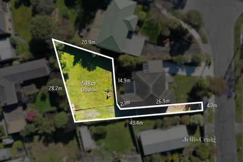 Perfectly private and tucked away, this stand-alone battle axe block of 518m2 has approved plans and permits ready for you to build in a great position. Located close to the bustling hub of Mooroolbark with shops and transport, it is also surrounded ...