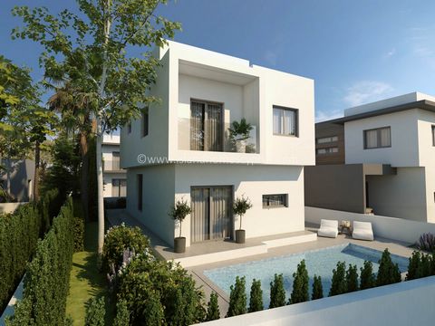 3 bedroom, 2 bathroom NEW BUILD detached villa, on a 627m2 plot with optional swimming pool, in quiet village location of Deryneia - DVK101DP This beautifully designed new build villas is set on a small complex in a quiet area of Deryneia. Sitting on...