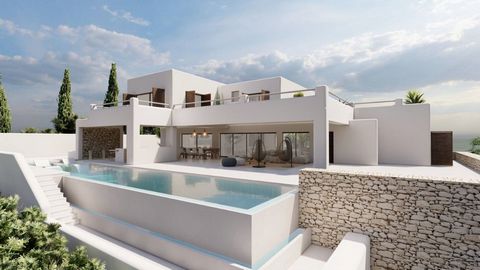 4 Schlafzimmer - 4 Badezimmer - Gebaut 590 m2 - Grundstück 1000 m2 Diese wunderschöne Villa im Ibiza-Stil befindet sich derzeit im Bau und wird 2024 übergeben. Die Villa befindet sich in der Gegend von Benimeit und bietet einen atemberaubenden Blick ...