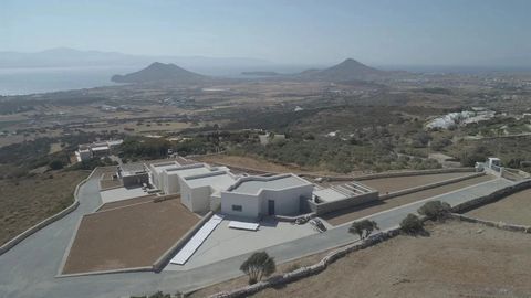 On a green plot of 4,407 sq.m. in the Tsiropoula area, near Kostos of Paros, there are two independent passive houses that harmoniously combine modern luxury with energy efficiency. Built according to Passive House standards, these houses are disting...