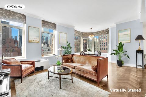 This super large 2 -3 bedroom / 3 bathroom home at the the Grand Beekman Condominium spans 1812 SF and showcases Northern and Western views of the Manhattan skyline. The layout is extremely flexible, allowing for multiple living and dining options. T...