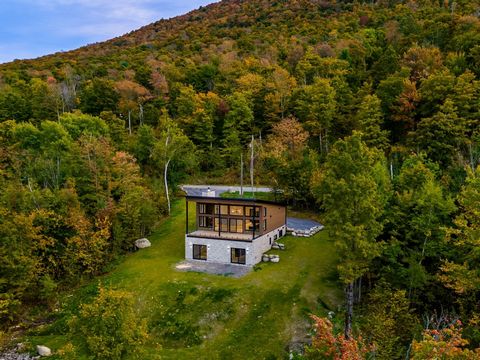 Propriété neuve offrant une vue imprenable sur un terrain de 2.84 acres, à seulement 5 minutes de la montagne de ski Owl's Head. Située dans un quartier paisible, cette maison de qualité allie confort moderne et charme naturel. Vous profiterez d'un e...