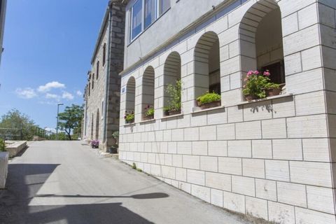 Beachfront Apartments Andrijević in Brist, Split-Dalmatia County, offers peaceful seaside accommodations on the quiet Makarska Riviera. Located directly on the beach, these apartments provide stunning sea views and modern amenities. Brist is ideal fo...