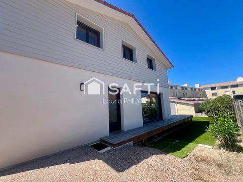 Maison neuve meublée à 30 m du lac, 4 chambres, jardin & stationnement