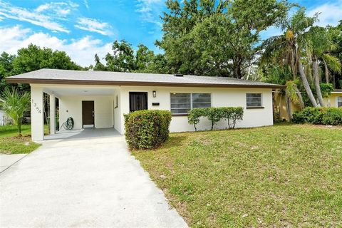 Adorable fifty's, block home with an arrange of storage; walk-in closets, built in cabinets, linen closets, iron board cabinet, plus a large laundry room with additional wall cabinets and plenty of extra space. This small home has it all, a large bac...