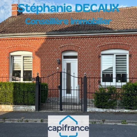 A VENDRE : ? Charmante Maison Cocconing semi plain-pied 124 m² 3 chambres Jardin Garage Jeumont (59)