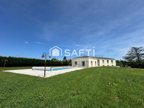 Vue roche de Solutré - Maison avec piscine et terrain