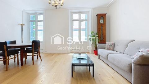 Appartement bourgeois 3 pièces 78m2 hypercentre