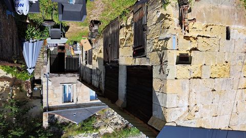 Maison troglodyte et cave avec beaucoup de cachet