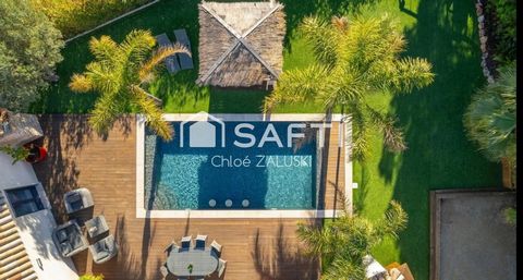 Villa contemporaine de plein pied 163m² avec piscine et jacuzzi