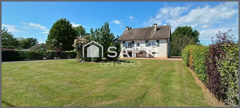 Pavillon de 90 m2 sur sous-sol complet sur un terrain clos de 1525 m2