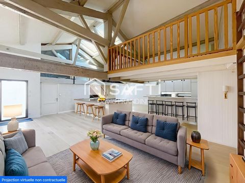 Grand appartement 152m², beaux volumes, terrasse sans vis à vis