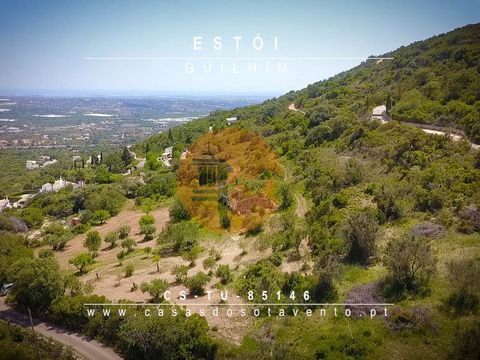 urban land with 7895 m2 and approved design with turnkey, house with 145 m2, 3 bedrooms, 2 bathrooms, mezzanine, outdoor balcony The terrain is with a beautiful vegetation of arves and shrubs Panoramic sea view to Faro. Quick access to motorway and F...