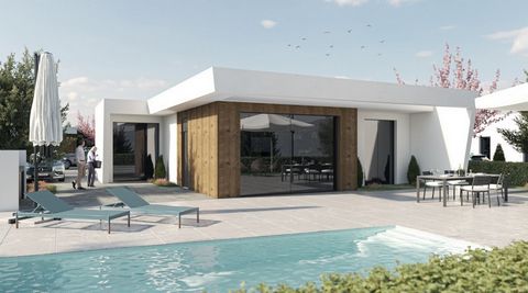 Located in Baños y Mendigo. 3 beds detached villas by the mountains near airport & city of Murcia . Detached villas in an exclusive new residential area on a golf course near Murcia airport. These modern-style homes are built on plots from 424 m2, yo...