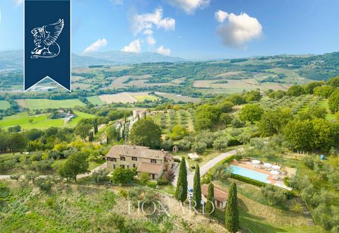 This charming agritourism resort surrounded by an 11-hectare park is for sale in Umbria, on a high position above a valley, offering charming views. This farmhouse of over 480 sqm offers four apartments, six bedrooms and seven bathrooms, and has been...