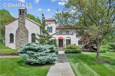 101 Brookfield Road is a stunning and completely renovated Mediterranean style home ideally located in the tranquil Elmsmere Estate area steps from Bronxville and only 25 minutes from New York City. Sited on a third of an acre with lush gardens, ente...