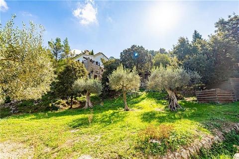 Puigpunyent. Detached villa with panoramic views on a plot of 4,000m2 approx. in the Puigpunyent area. This house has an area of approximately 120m2 and consists of a living room with panoramic mountain views, pre-installation of fireplace, open fitt...