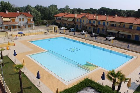 This beautiful holiday home is located in Solmare residence and offers everything for a relaxing holiday. It is an ideal choice for family holidays. Moreover, you can use the shared swimming pool during your stay. The apartments assigned are on the f...