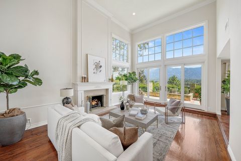 With a sweeping and unmatched view of the majestic mountains in Pasadena, this rare home is on the market for the first time in four decades. Beautifully blending indoor and outdoor environments, this timeless home is set on a quiet cul-de-sac street...