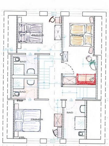 Llega, ¡siéntete bien! 4 dormitorios para 8 + 2 personas, 4 baños, espacio para abuelos, hijos y nietos, familias o amigos. ¡Buen punto de partida!