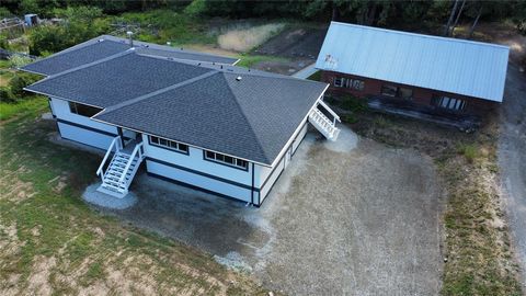 RARE FIND! A 1960 Solid Oak Bay home with many upgrades was barged to this 2.69-acre property. NEW Insulated Concrete Foundation, ICF - NEW roof & gutters w/25 yr warranty - NEW 6 gpm well & septic system - NEW 200 amp panel & heat pump - NEW windows...