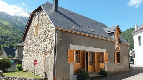 Située dans la vallée du Val d'Azun... Dans le charmant village d'Arrens Marsous... Découvrez cette maison de village d'environ 123 m2 habitables entièrement rénovée. Elle se compose au rez-de-chaussée d'une entrée, WC séparé, une grande pièce à vivr...