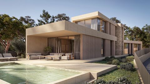 Construction project of Modern Villa for sale in Moraira on the Costa Blanca of Alicante of Spain, built on a plot of 885 m2 with a constructed area of 242.96 m2 of housing and 160 m2 of terraces, distributed over two floors + basement with 3 bedroom...
