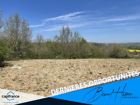 Terrain viabilisé de 1458m²