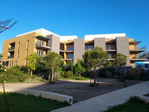 Dpt Pyrénées Orientales (66), à vendre POLLESTRES appartement T3 de 65.45 m² avec terrasse et stationnement en sous-sol