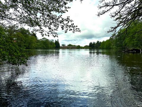 Moulin rénové avec étang, piscine et 8 hectares de terrains.