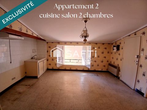 LODÈVE CENTRE – T3 À RÉNOVER : VENEZ AVEC VOS OUTILS (ET VOS RÊVES)